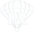 Precision Repack logo open parachute